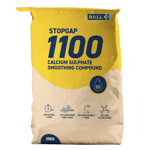 Stopgap 1100 calcium sulphate smoothing compound