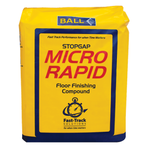 Stopgap Micro Rapid floor finishing compound