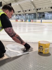 Styccobond F73 Plus applied in Slough Ice Arena
