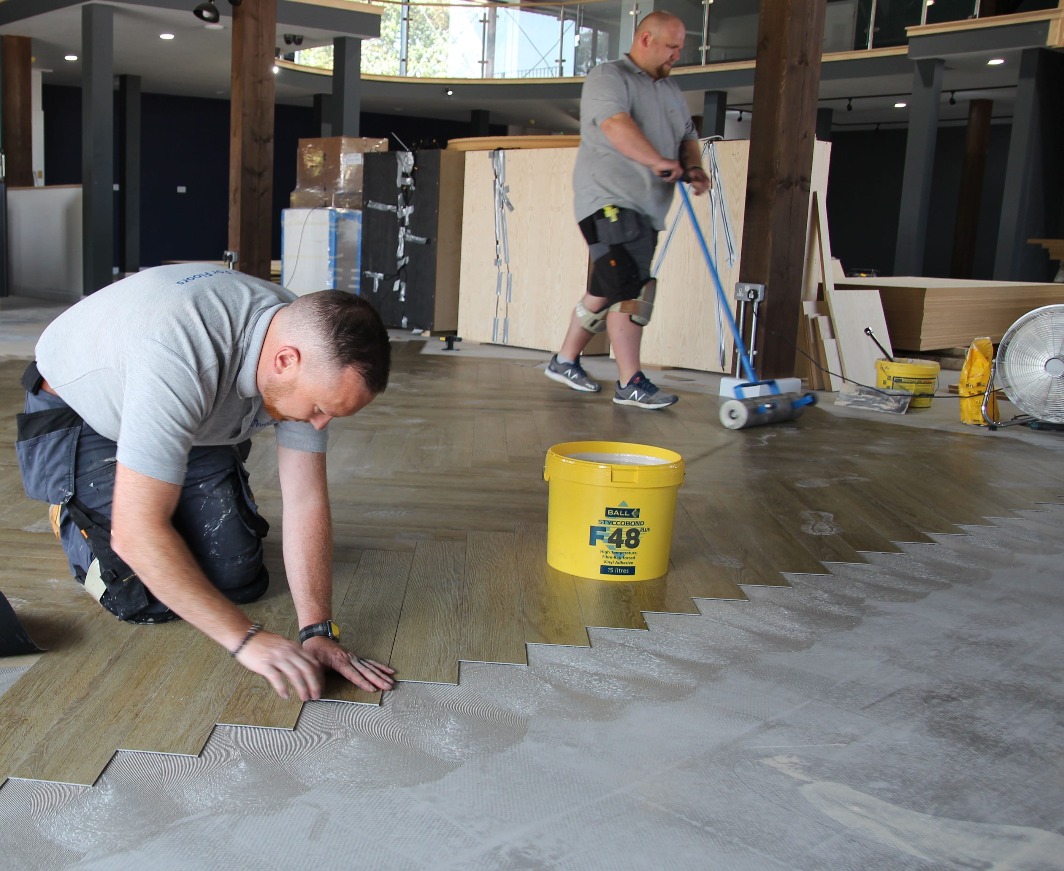 Adhesives for LVT's F Ball