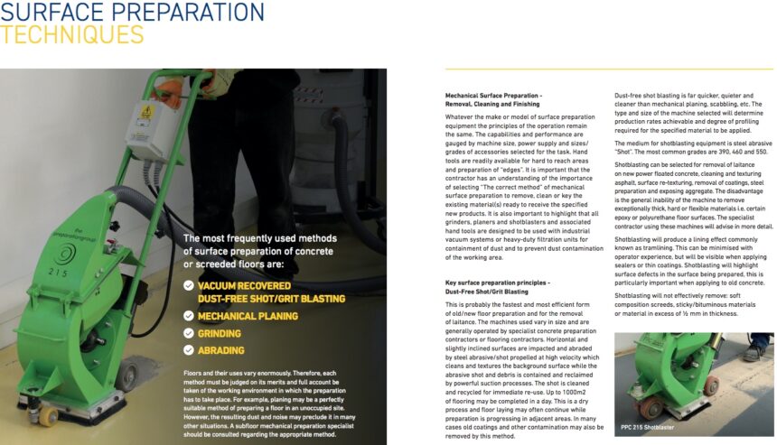 A look inside F. Ball's new subfloor preparation guide.