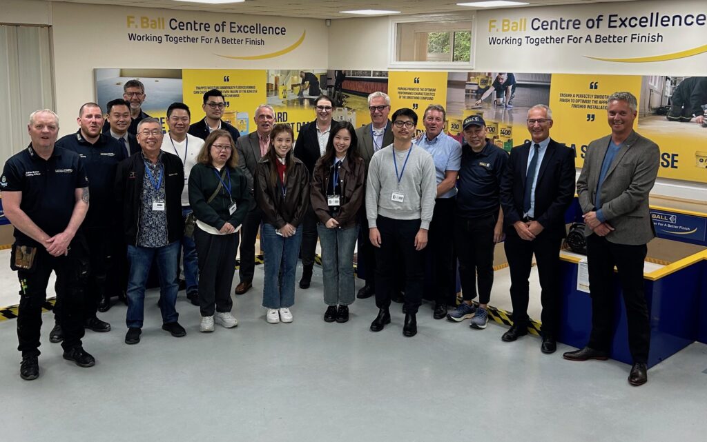 Overseas distributors at the seminar in the F. Ball Centre of Excellence.