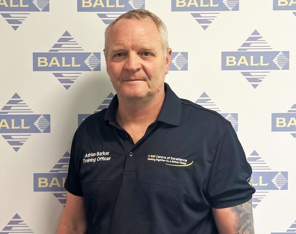 Adrian Barker, F. Ball's Training Officer.