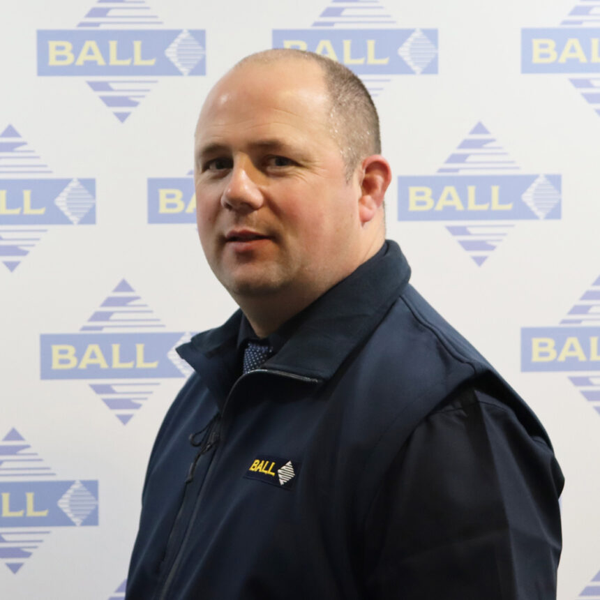 Pictured is Alan Gormley, F. Ball's Technical Representative for Ireland.