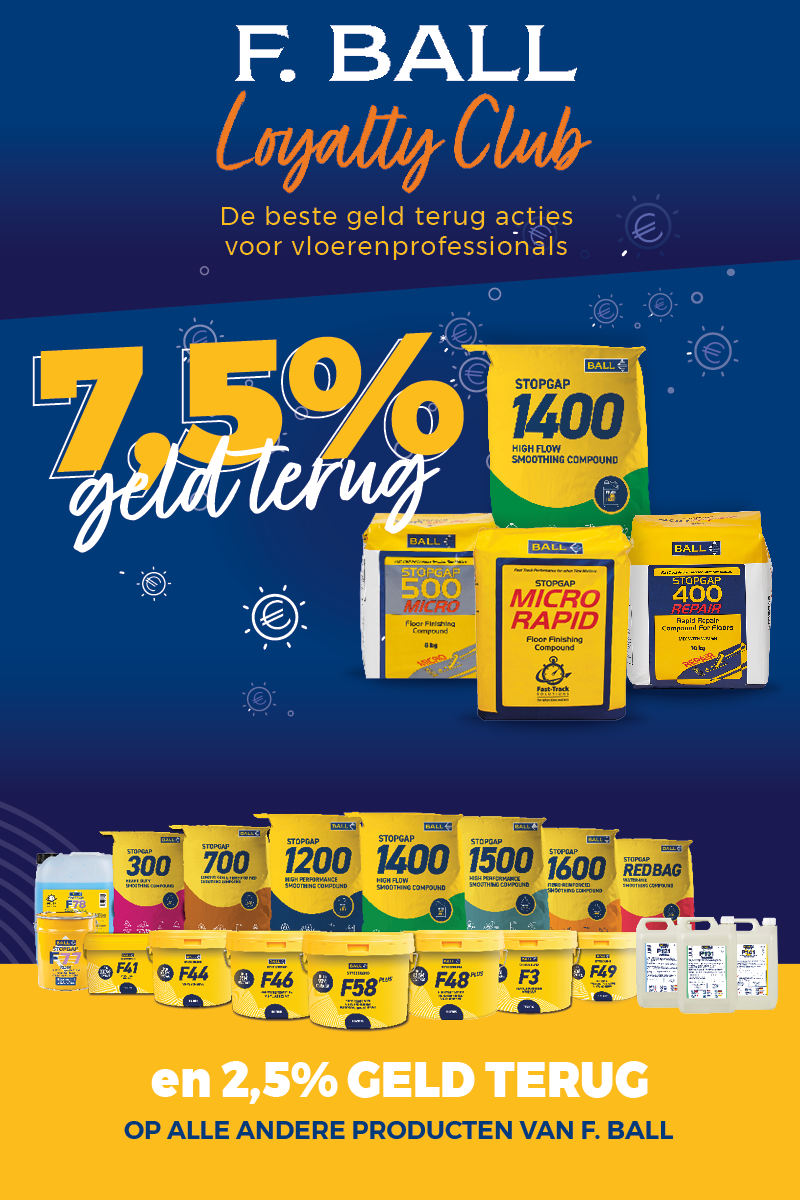 7,5% geld terug op STOPGAP 1400, STOPGAP 400, STOPGAP 500, STOPGAP MICRO RAPID